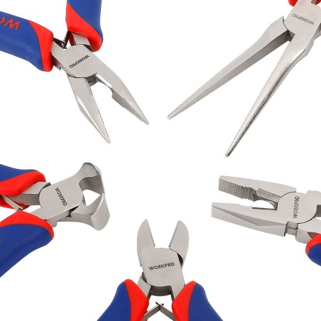 Set di pinze Workpro Miniatura 5 Pezzi