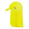 Cappello con protezione per il collo Buff Pack Cap Bimini Giallo Fluoro