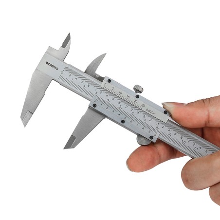 Calibro Workpro Vernier Alluminio 0,02 mm