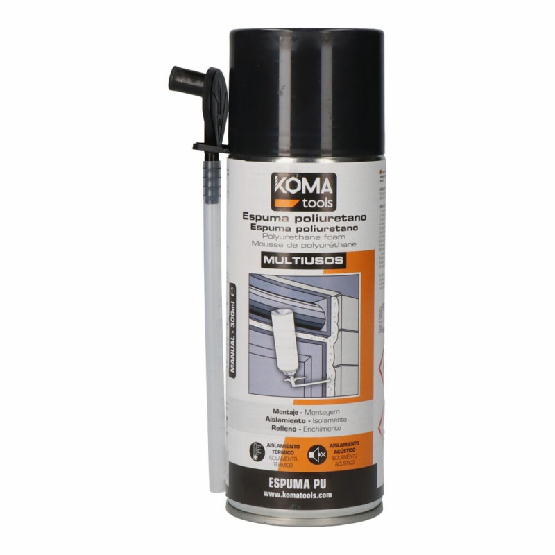 Schiuma di Poliuretano Koma Tools 300 ml Cannula Schiuma di Poliuretano Koma Tools 300 ml Cannula