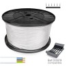 Cavo Elettrico Tubo Sediles Bianco 3 x 1 mm 200 m h05vvh2-f