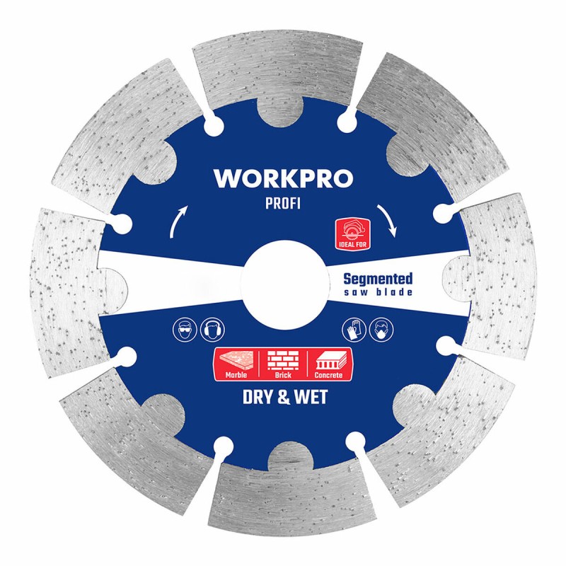 Disco da taglio diamantato Workpro Profi Disco da taglio diamantato Workpro Profi