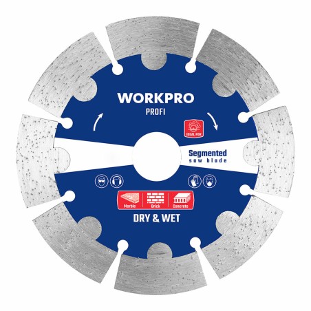 Disco da taglio diamantato Workpro Profi