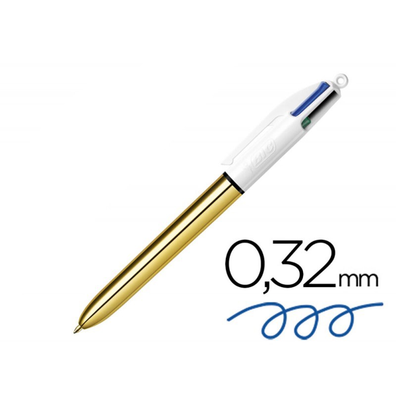 Penna a inchiostro liquido Bic Dorato