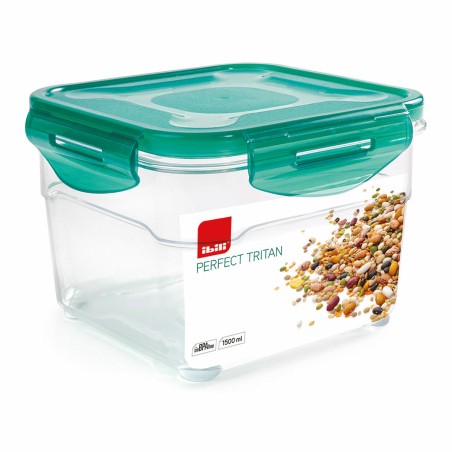 Porta pranzo Ermetico Ibili 790415 1,5 L 15,5 x 15,5 x 10 cm Metallo Plastica