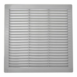 Griglia di ventilazione EDM 87709 Grigio 30 x 30 x 0,7 cm Zanzariera