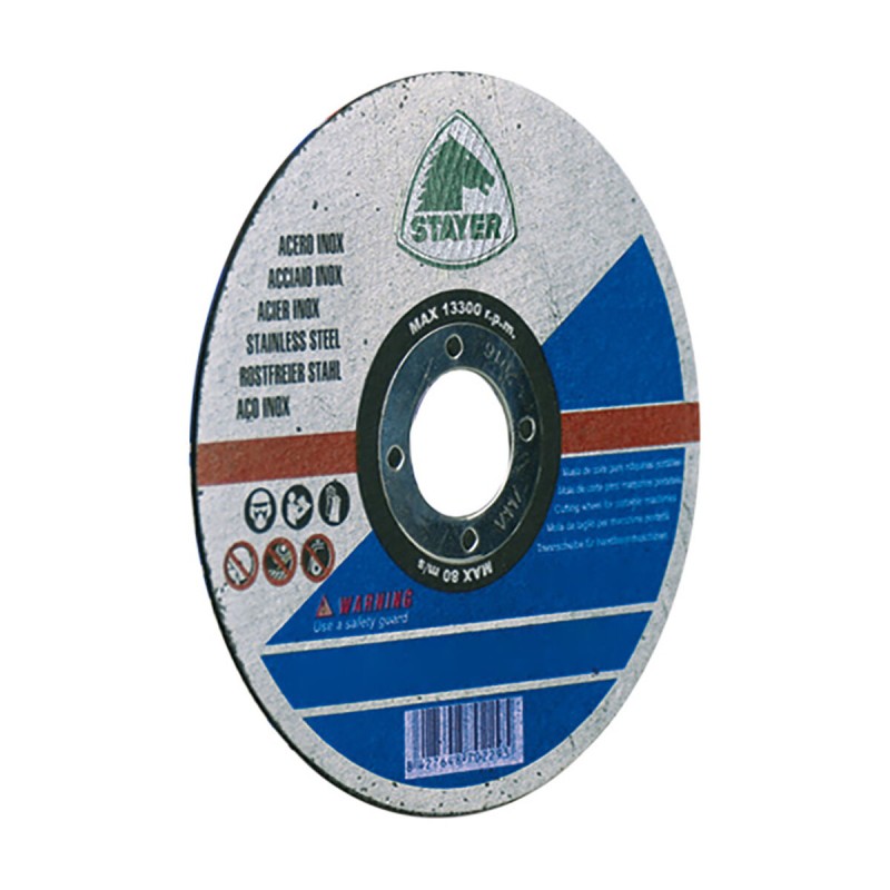 Disco da taglio Stayer Inox Standard Ø 115 mm Extra sottili 10 Unità Disco da taglio Stayer Inox Standard Ø 115 mm Extra sottili 10 Unità