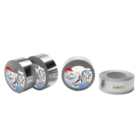 Nastro isolante Geko 50 mm x 50 m Alluminio Argentato