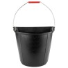Secchio con Manico Bellota 13 L industriale Nero Gomma di cauchu Resistente