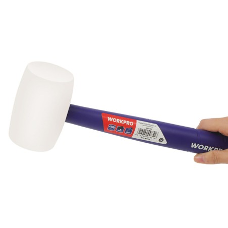 Martello di gomma Workpro Azzurro Bianco