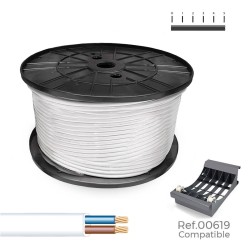 Cavo Elettrico Tubo Sediles Bianco 300 m Bobina