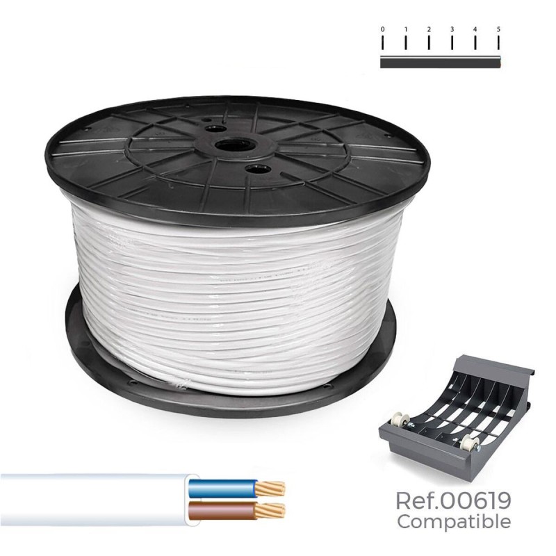Cavo Elettrico Tubo Sediles Bianco 300 m Bobina Cavo Elettrico Tubo Sediles Bianco 300 m Bobina