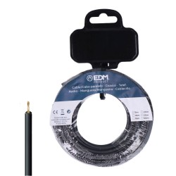 Cavo Elettrico Unipolare EDM 28583 Nero 20 m h07z1-k