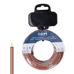 Cavo Elettrico Unipolare EDM 28584 Marrone 20 m h07z1-k