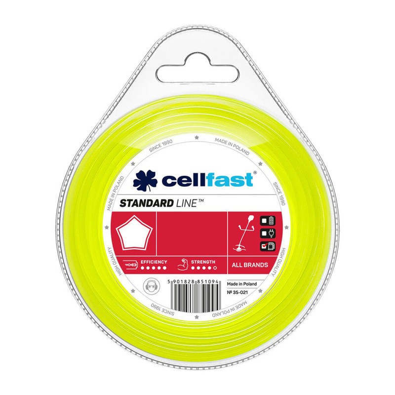 Filo da decespugliatore Cellfast 15 m 2,7 mm Filo da decespugliatore Cellfast 15 m 2,7 mm