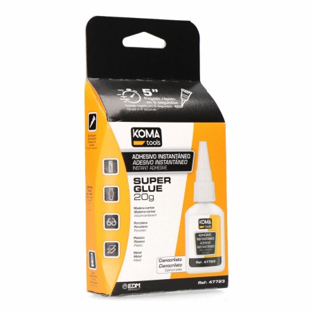 Adesivo Istantaneo Koma Tools 20 g Cianoacrilato