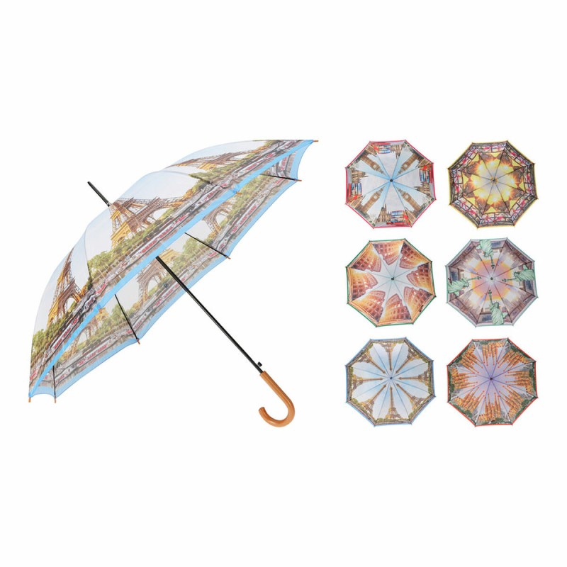 Ombrelli Lifetime Poliestere 170T Ø 58 cm Città Ombrelli Lifetime Poliestere 170T Ø 58 cm Città