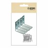 Staffa ad angolo EDM 86087 an02 Acciaio 100 x 100 x 15 mm 4 Unità