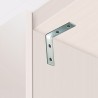 Staffa ad angolo EDM 86087 an02 Acciaio 100 x 100 x 15 mm 4 Unità
