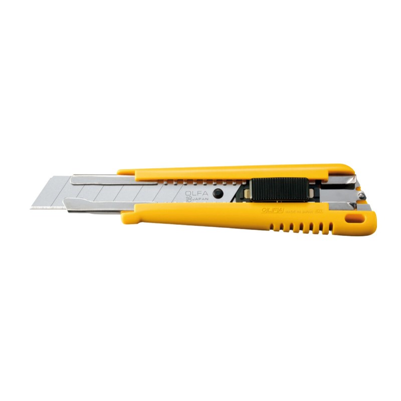 Taglierino Olfa Giallo 18 mm Acciaio inossidabile Acciaio al carbonio Taglierino Olfa Giallo 18 mm Acciaio inossidabile Acciaio al carbonio