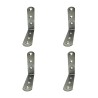 Staffa ad angolo EDM 86094 an24 Acciaio inossidabile 10 x 10 x 1,9 cm 4 Unità