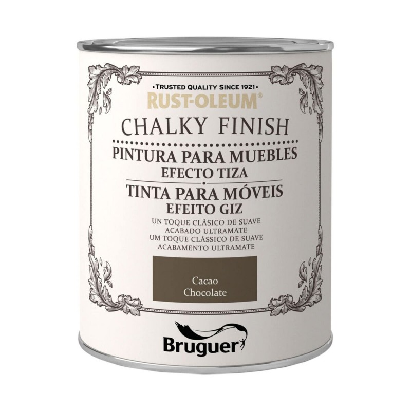 Pittura Bruguer 5397519 Gessi 75 cl Mobili 750 ml Cacao Pittura Bruguer 5397519 Gessi 75 cl Mobili 750 ml Cacao