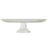 Piatto da pranzo Home ESPRIT Trasparente Dorato Cristallo 33 x 33 x 9,4 cm