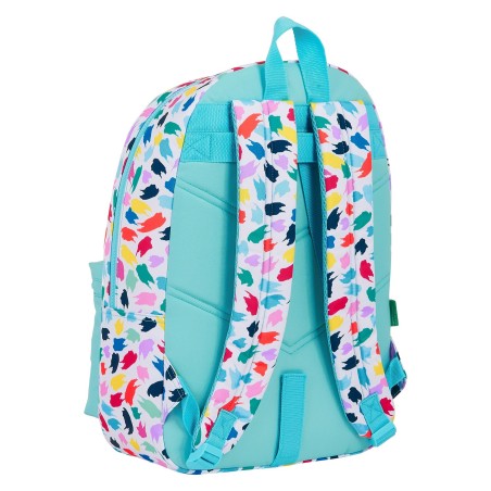Zaino Scuola Benetton Painting Multicolore