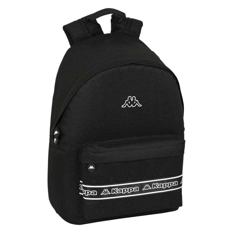 Zaino Scuola Kappa 31 x 41 x 16 cm Nero Zaino Scuola Kappa 31 x 41 x 16 cm Nero