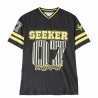 Maglia a Maniche Corte Unisex Harry Potter Hufflepuff Nero