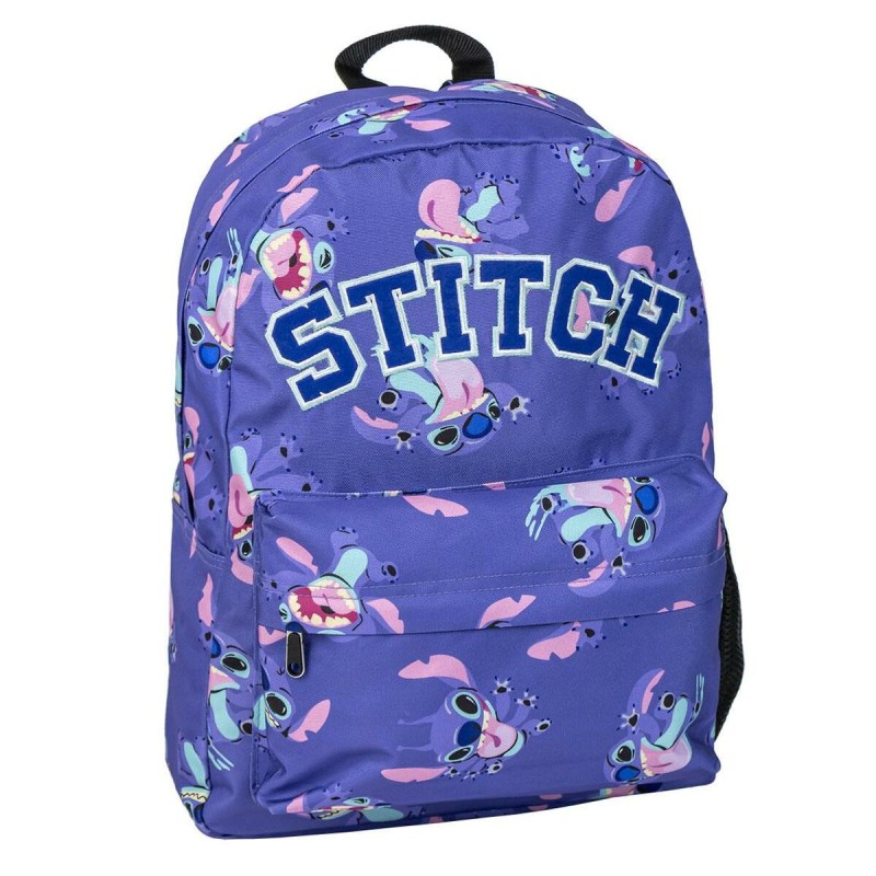 Zaino Scuola Stitch Viola 32 x 12 x 42 cm Zaino Scuola Stitch Viola 32 x 12 x 42 cm