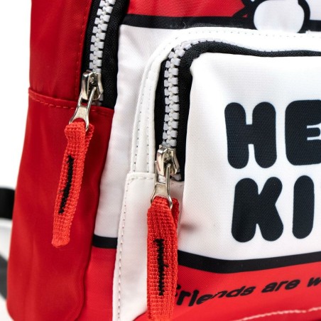 Zaino Scuola Hello Kitty Rosso