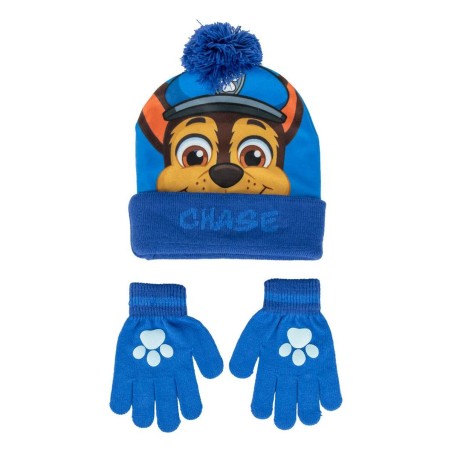 Berretto e Guanti The Paw Patrol Azzurro (Taglia unica)
