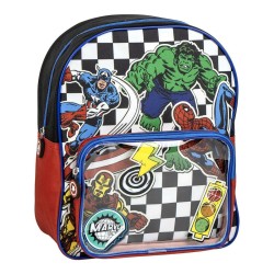 Zaino Scuola The Avengers Nero 25 x 31 x 12 cm