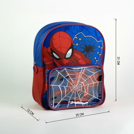 Zaino Scuola Spider-Man Blu scuro 25 x 31 x 14 cm