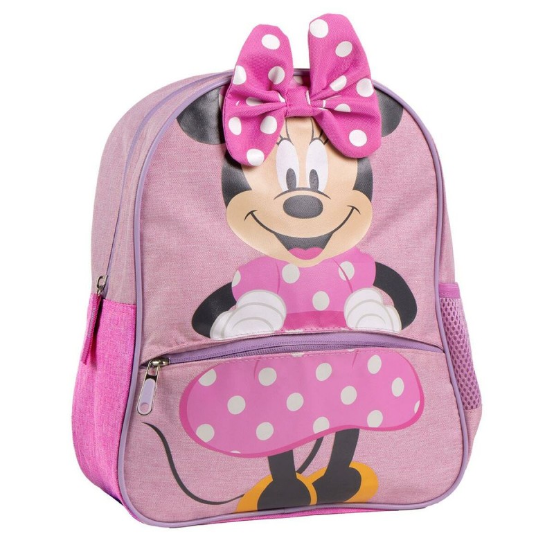 Zaino Scuola Minnie Mouse Rosa 26 x 3 x 32 cm
