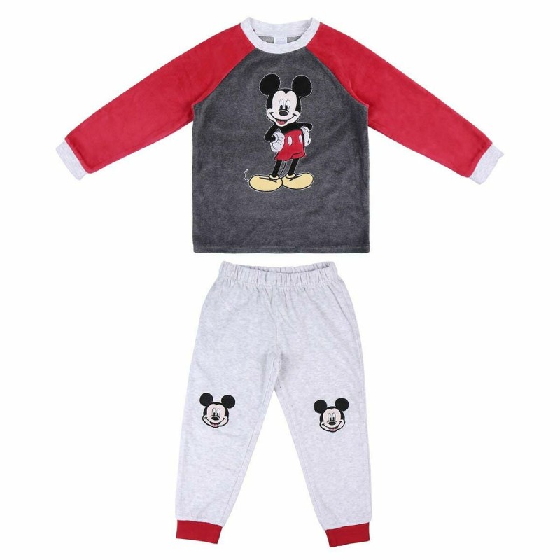 Pigiama Per bambini Mickey Mouse Grigio Pigiama Per bambini Mickey Mouse Grigio
