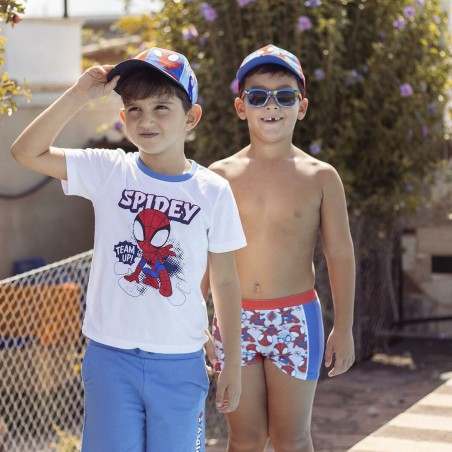 Costume da Bagno Boxer per Bambini Spidey Azzurro