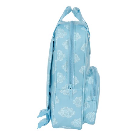 Zaino per Bambini Safta Nuvole Azzurro 20 x 28 x 8 cm