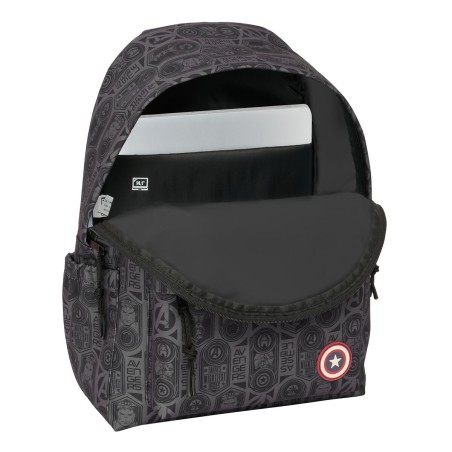 Zaino Scuola The Avengers Vendetta Nero 31 x 43 x 13 cm