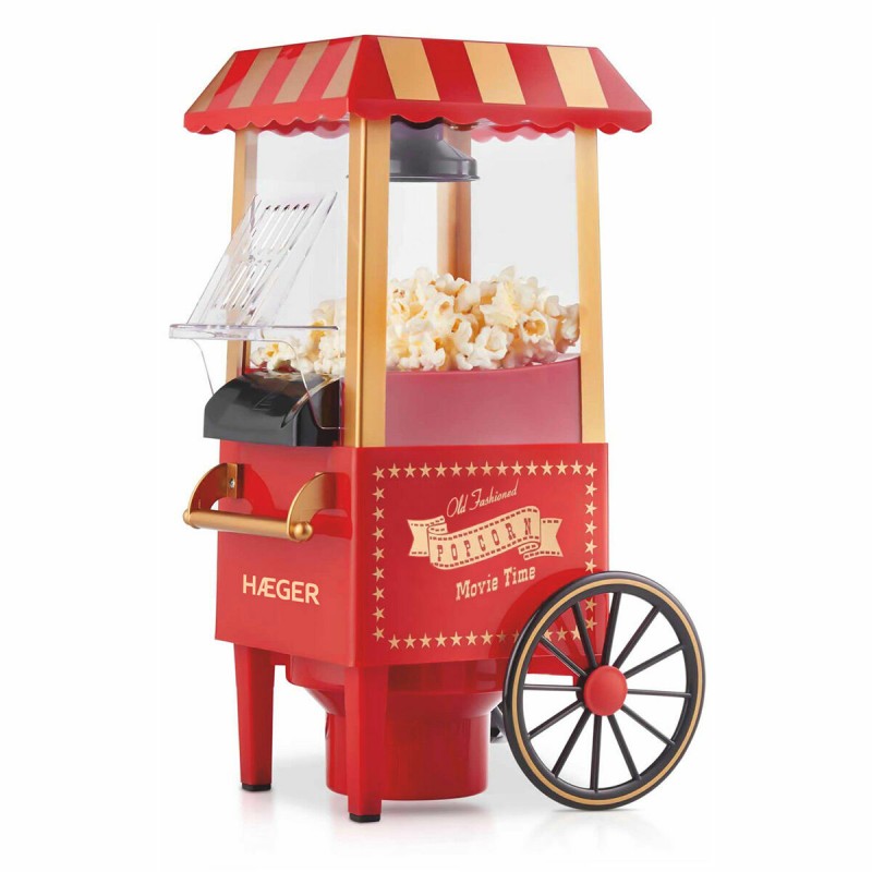 Macchina per fare Pop Corn Haeger PM-120.001A 1200 W Rosso Macchina per fare Pop Corn Haeger PM-120.001A 1200 W Rosso