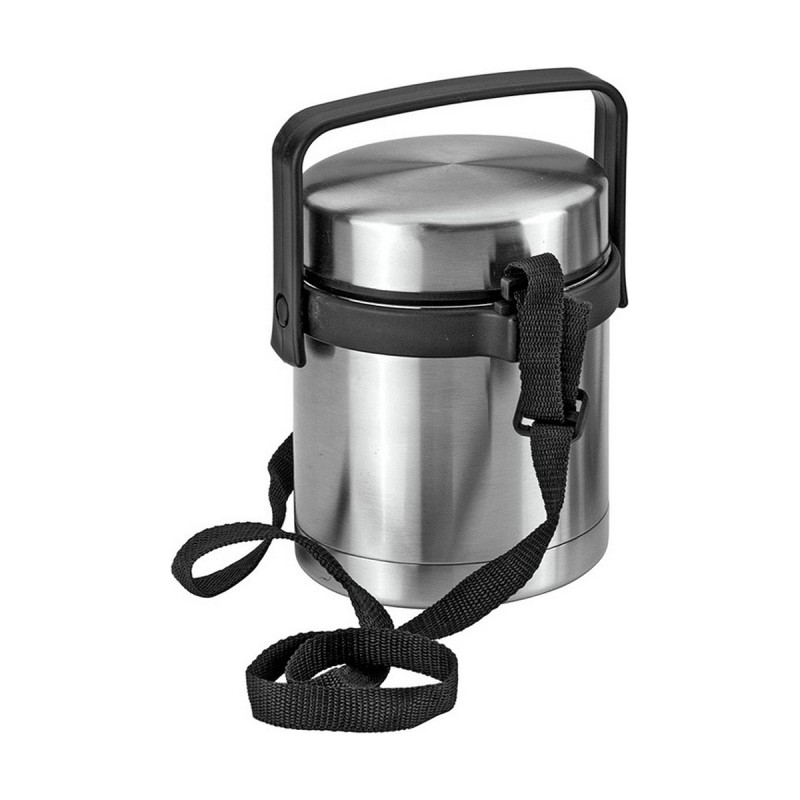 Thermos per Alimenti Metaltex Acciaio inossidabile Cromato (1 L) Thermos per Alimenti Metaltex Acciaio inossidabile Cromato (1 L)