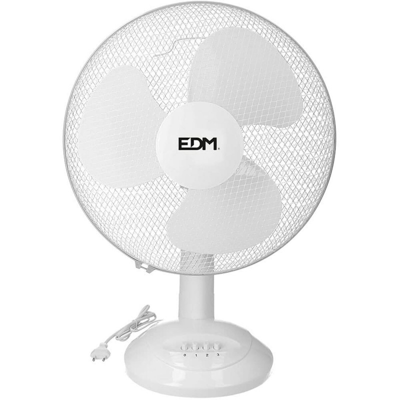 Ventilatore da Tavolo EDM Ø 40 x 61 cm Bianco 45 W