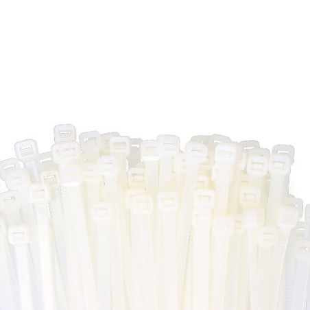Fascette in Nylon EDM 48325 Bianco Naturale 250 x 4,8 mm (100 Unità)