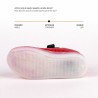Scarpe Sportive con LED Spider-Man Velcro Rosso
