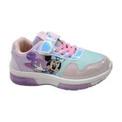 Scarpe Sportive con LED Minnie Mouse Multicolore Luci LED