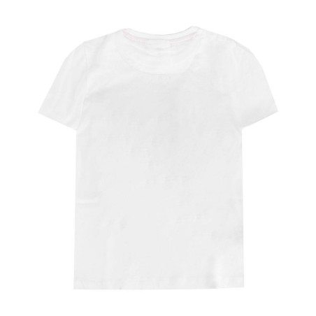 Maglia a Maniche Corte per Bambini Hello Kitty Bianco