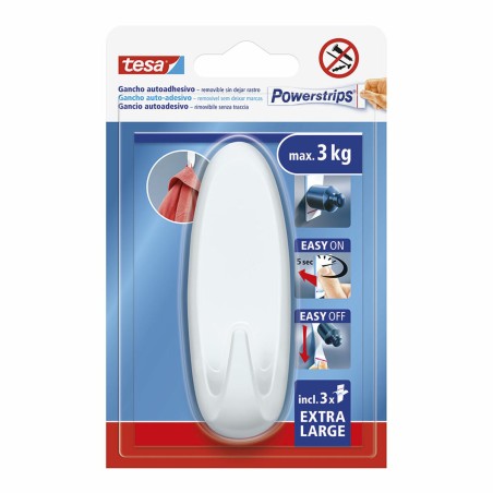 Gancio per appenderla TESA Powerstrips XL Autoadesivo