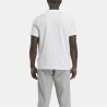 Maglia a Maniche Corte Uomo Reebok Identity Big Stacked Logo Bianco