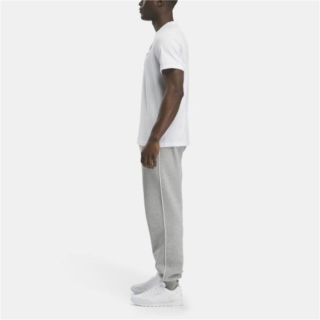 Maglia a Maniche Corte Uomo Reebok Identity Big Stacked Logo Bianco